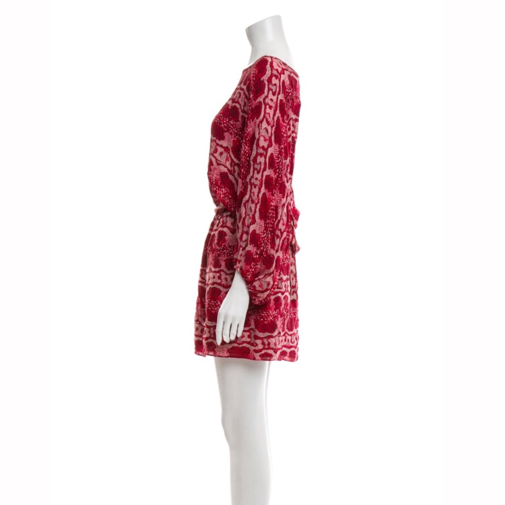 Gorgeous Parker 100% silk crocodile mini dress! - Picture 3 of 7